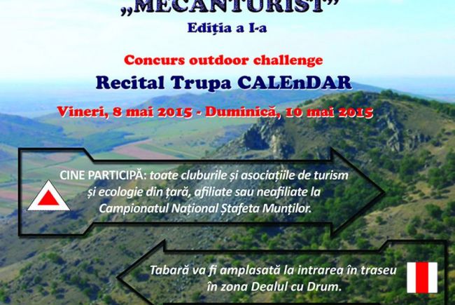 Etapa a I-a 2015 - Festivalul de Turism si Ecologie „Mecanturist” Edita I - 8 – 10 mai 2015 – Muntii Măcin